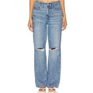 Good American Blue Straight Leg Jeans